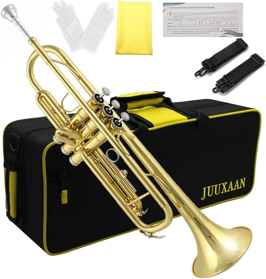 JUUXAAN Brass Standard Bb Trumpet