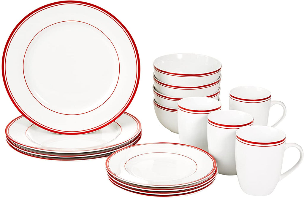 Amazon Basics Kitchen Dinnerware Set