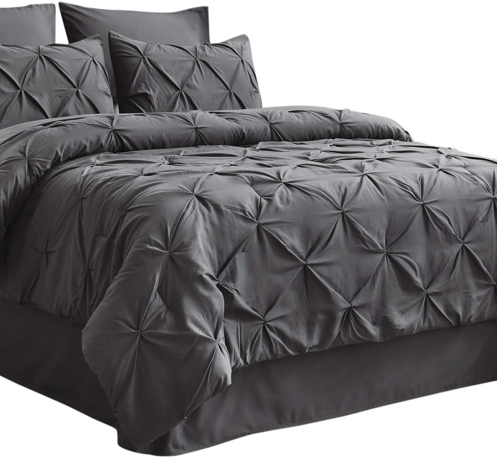 Bedsure Dark Grey Comforter Set