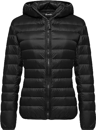 Wantdo Women's Hooded Short Down Jacket