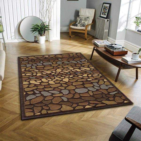 Placing stylish area rugs