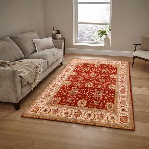 Red Ziegler Area Rug