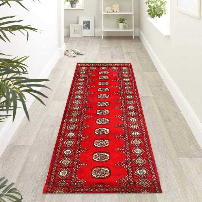 Red Bokhara Area Rug