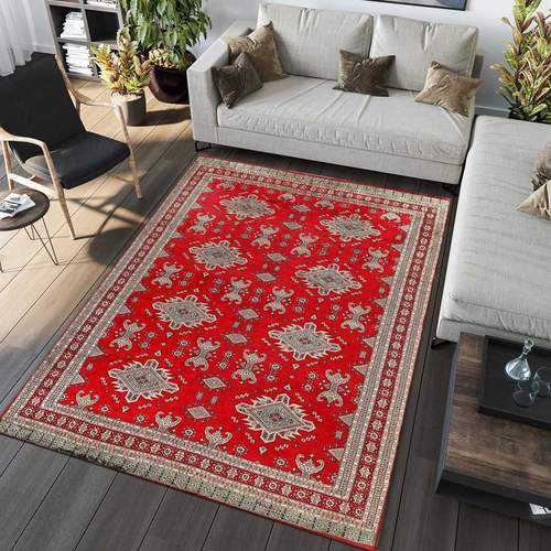 Red Caucasian Area Rug