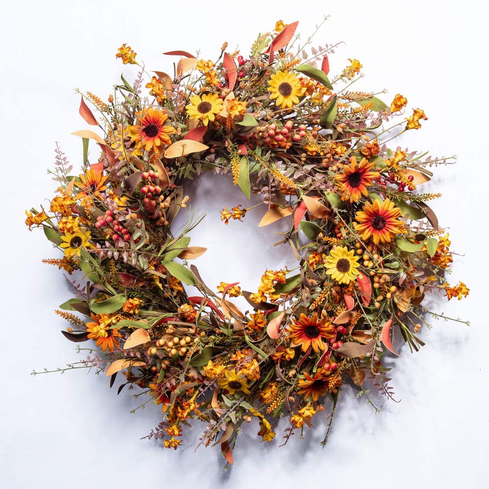 Jinghong Artificial Floral Wreath