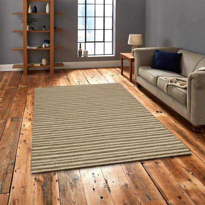 Brown Flatweave Area Rug