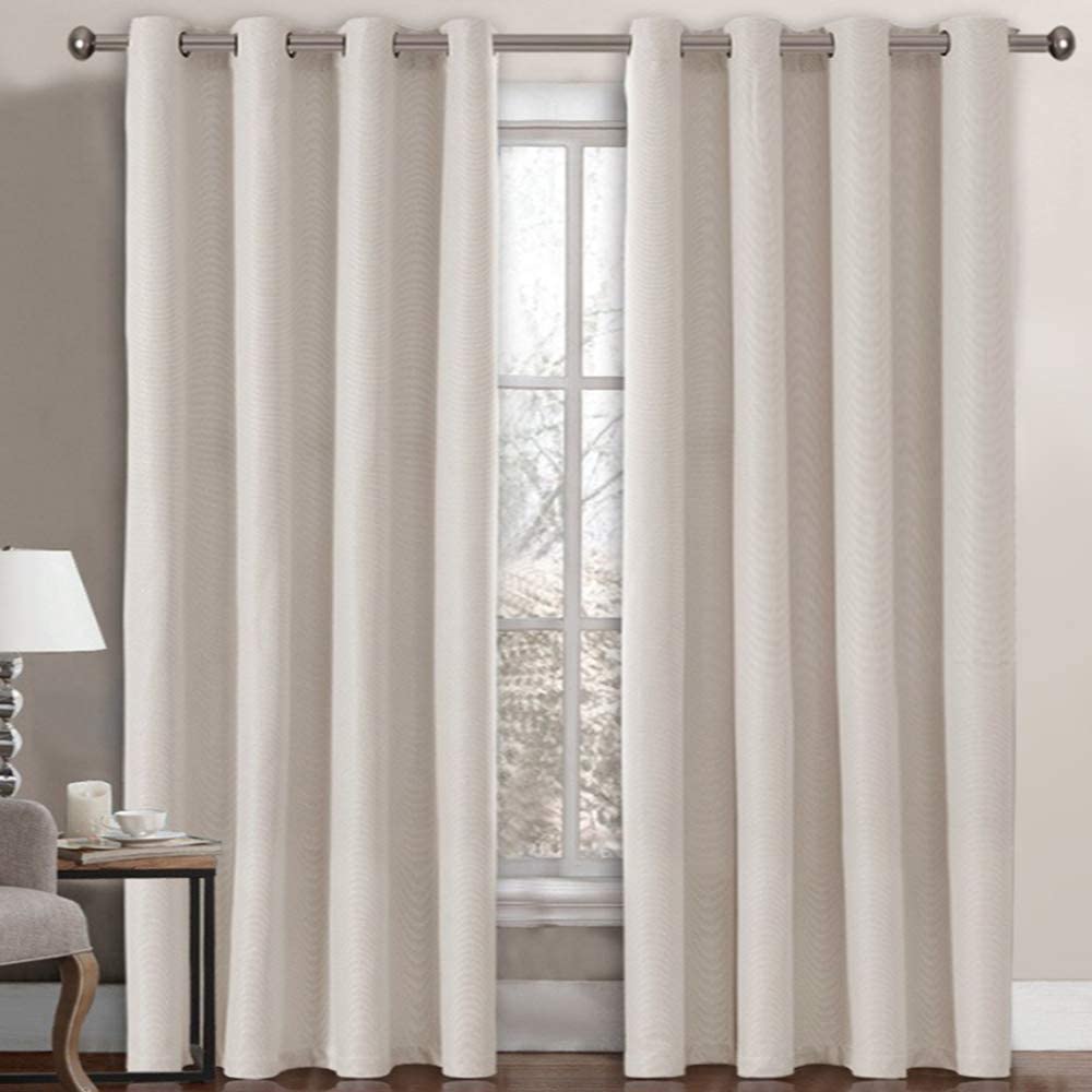 Thermal Insulated Grommet Linen Curtains