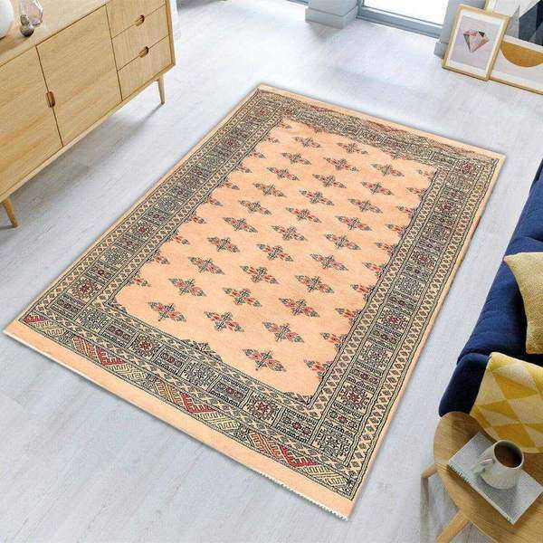 Ivory Bokhara Area Rug