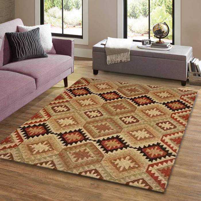 Multi-Color Southwestern Area Rug