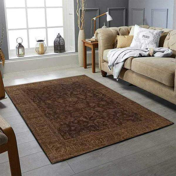 Brown Overdyed Area Rug
