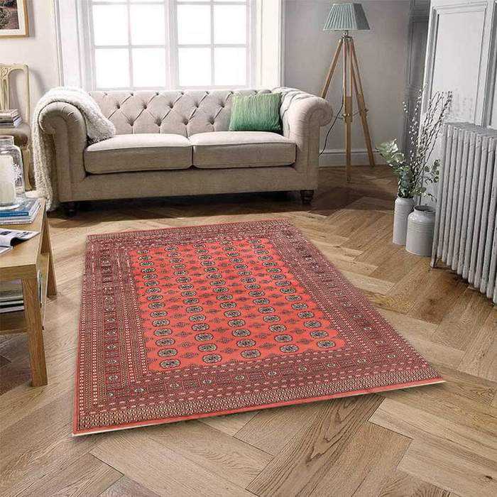 Red Bokhara Area Rug