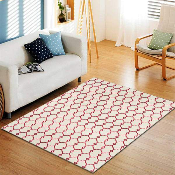  Ivory Geometric Area Rug