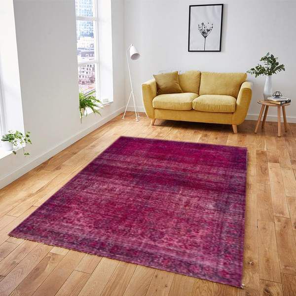 Purple Overdyed Area Rug