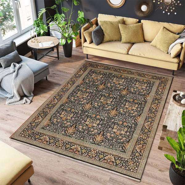 Black Persian Area Rug