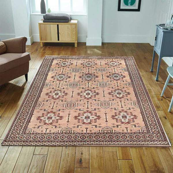 Tan Caucasian Area Rug