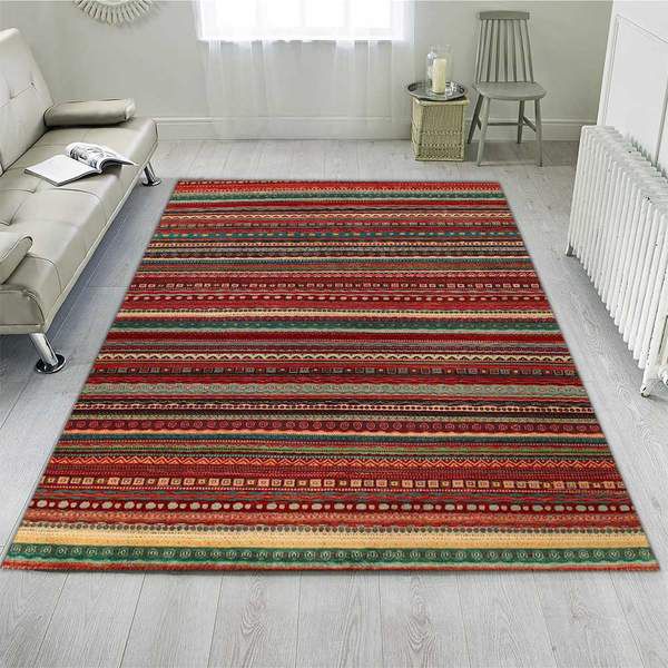 Multi-Color Gabbeh Area Rug