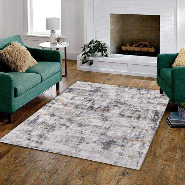 Grey Contemporary Area Rug