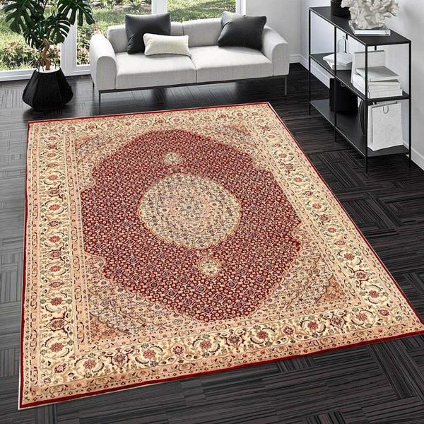 Brown Tabriz Area Rug