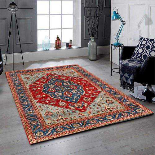 Red Ziegler Area Rug 