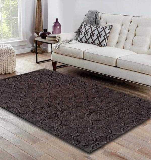 Green Geometric Area Rug