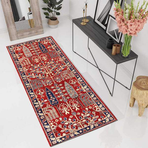 Red Ziegler Area Rug