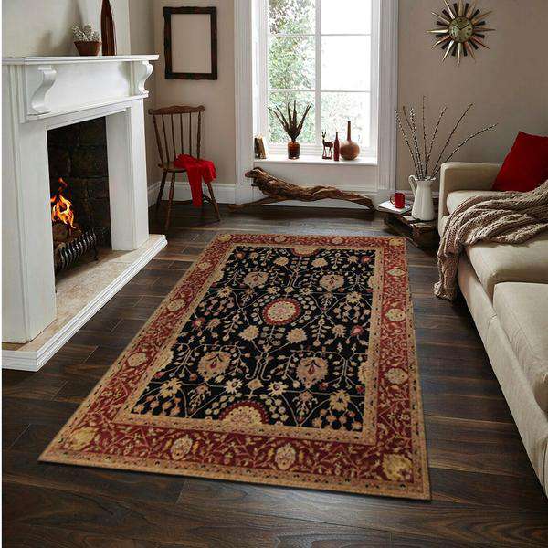 Black Ziegler Area Rug