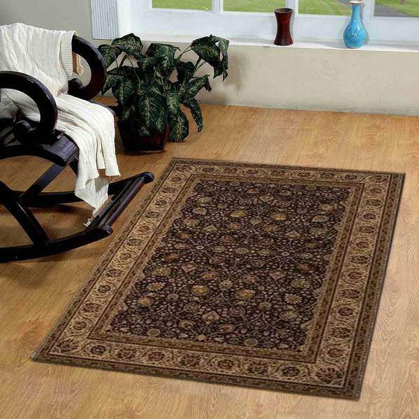 Black Boho Chic Area Rug