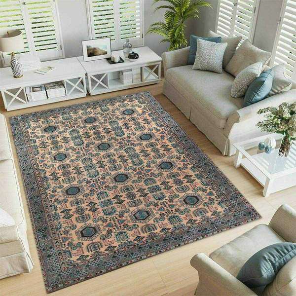 Ivory Caucasian Area Rug