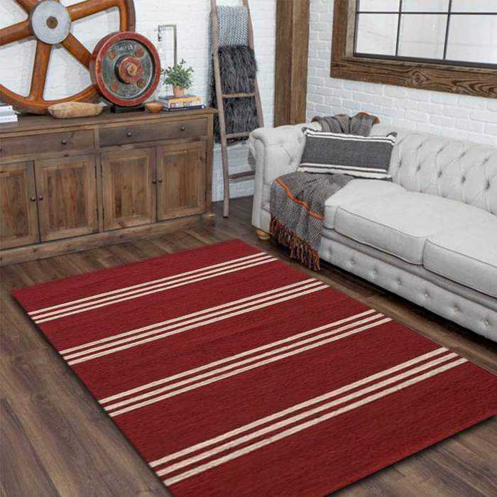 Red Southwestern Area Rug