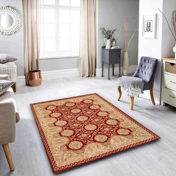 Red Ziegler Area Rug