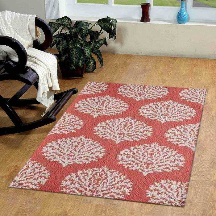 Coral Southwestern Area Rug