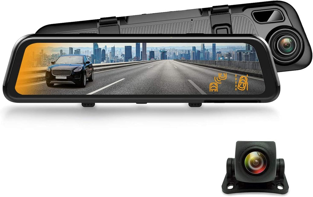 REXING Smart Dual Mirror Dash CAM