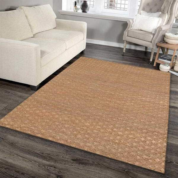 Brown Jute Area Rug