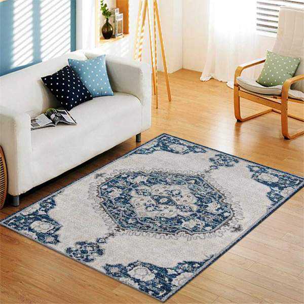 Grey Southwestern Area Rug