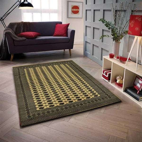 Beige Bokhara Area Rug