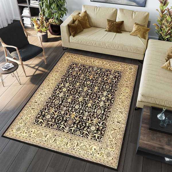 Black Ziegler Area Rug