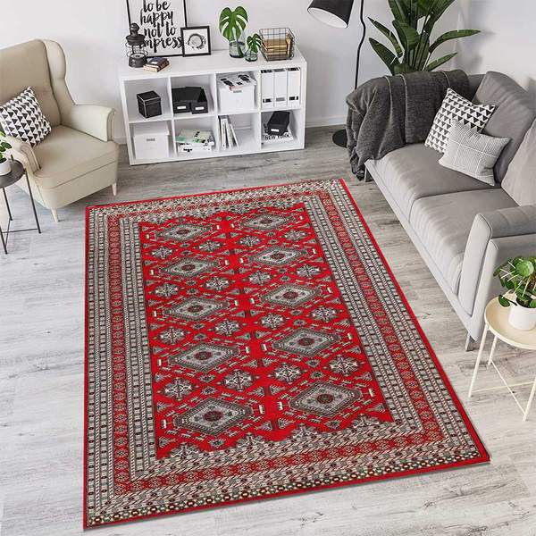 Red Caucasian Area Rug