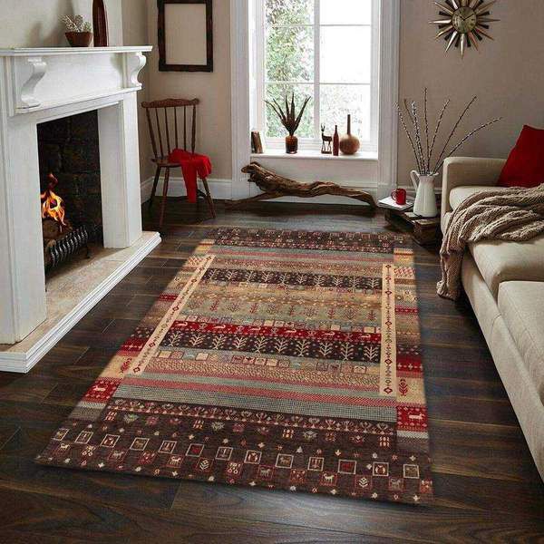 Multi-Color Gabbeh Area Rug