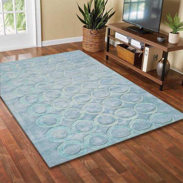 Blue Neutral Area Rug