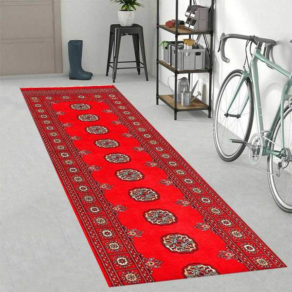 Red Bokhara Area Rug