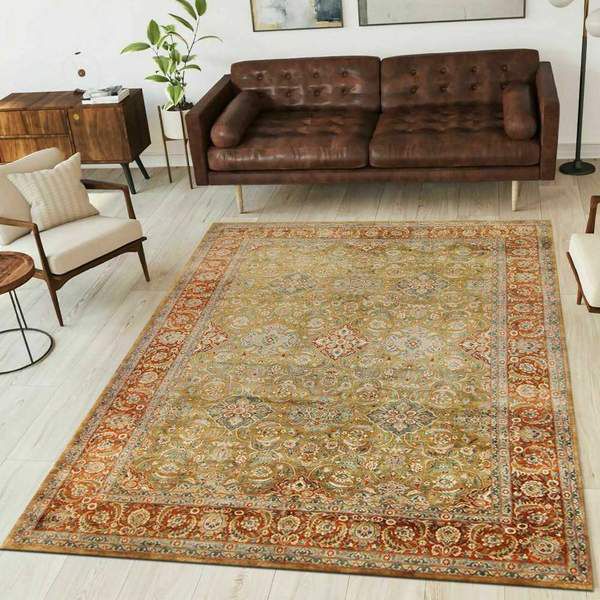 Gold Ziegler Area Rug