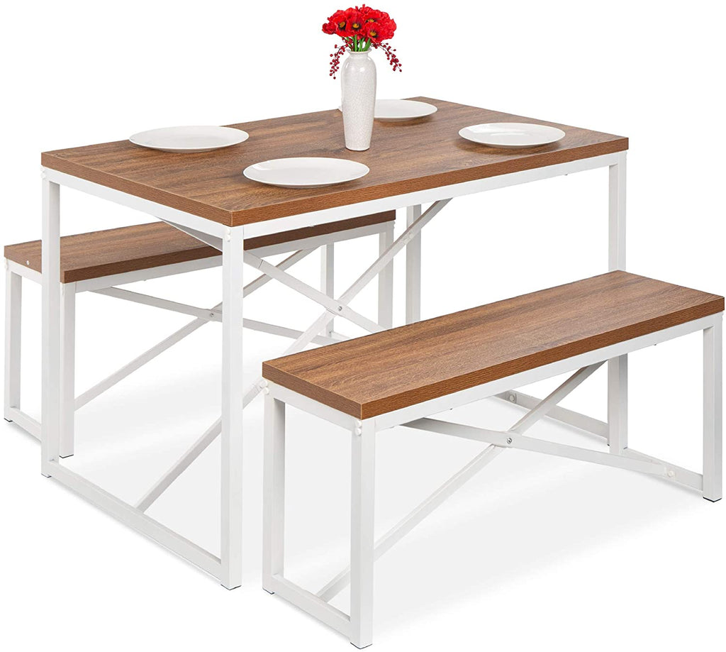 3-Piece Bench Style Dining Set