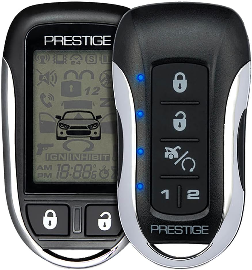 Prestige LCD Confirming Remote Start & Alarm