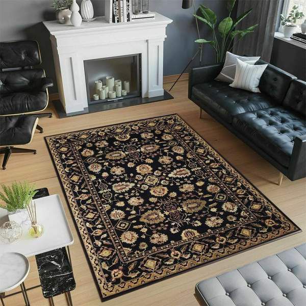 Black Ziegler Area Rug