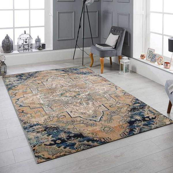 Ivory Boho Chic Area Rug