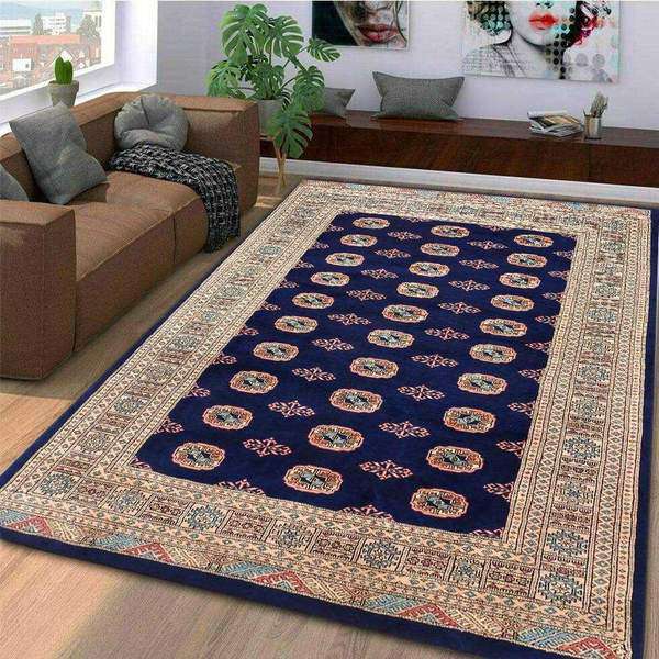 Blue Bokhara Area Rug