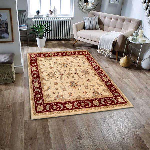 Ivory Oushak Area Rug