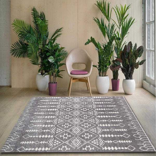 Grey Neutral Area Rug