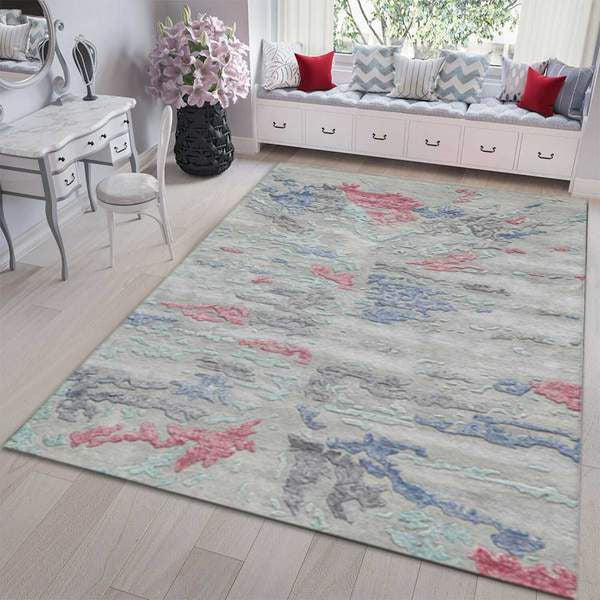 Grey Neutral Area Rug