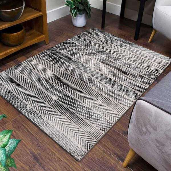 Grey Contemporary Area Rug